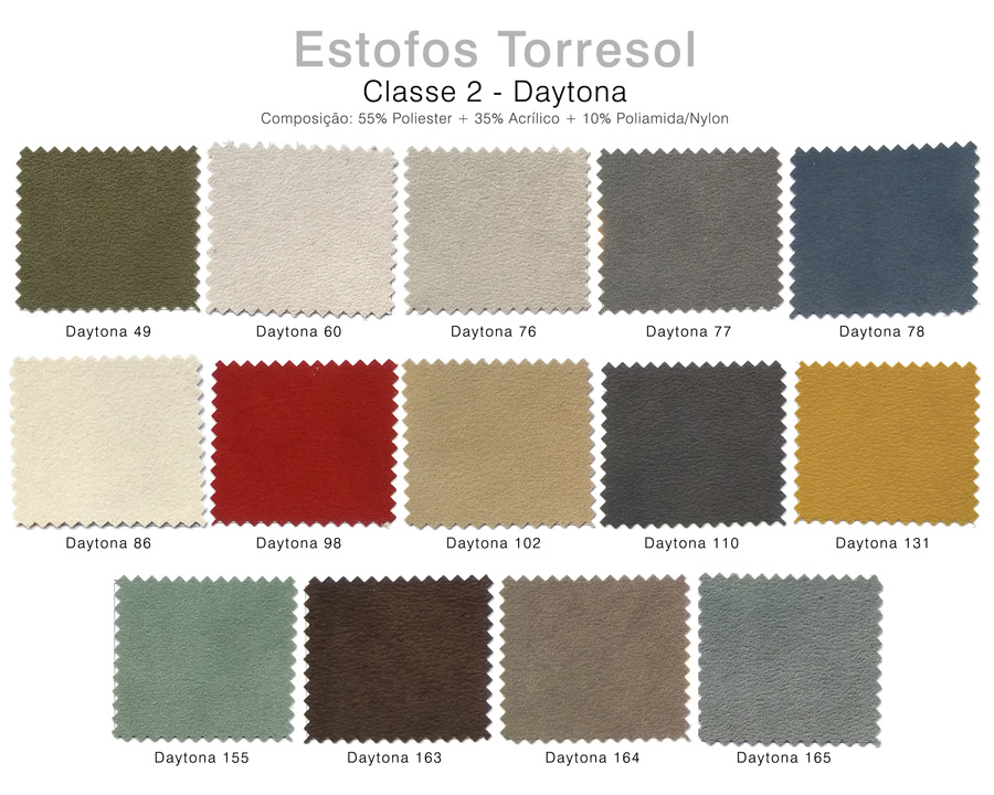 Estofos TORRESOL - Classe 2 Terra Daytona Estofos TORRESOL - Classe 2 Terra Daytona