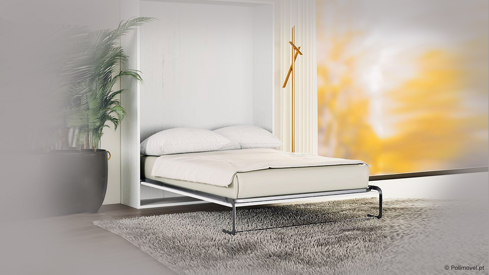 Cama de Parede de Casal SOFAMOVEL Evo 23