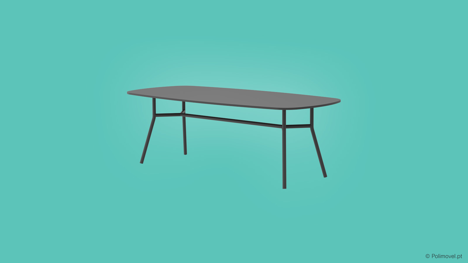 Mesa LOURINI Malmo F200 e F240 Dark Grey