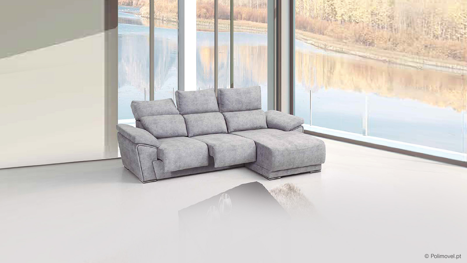 Sofá Chaise Longue LOURINI Kleber