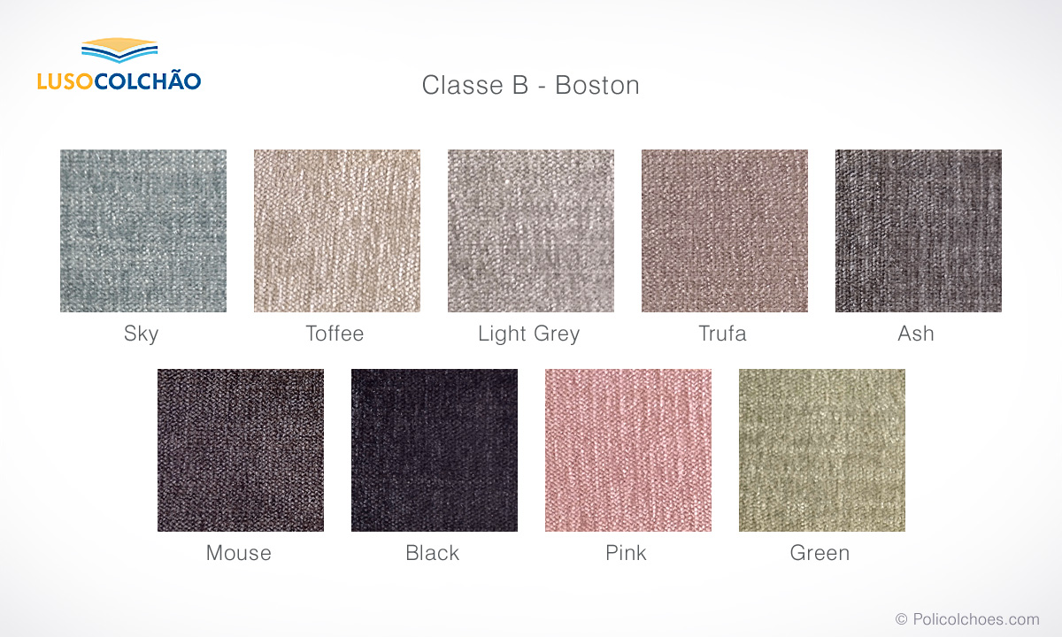 Revestimentos LUSOCOLCHÃO Classe B - Boston Revestimentos LUSOCOLCHÃO Classe B - Boston