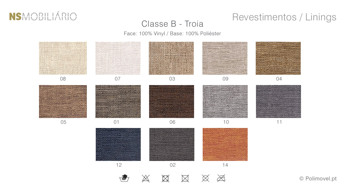 Revestimentos Classe B - Troia Revestimentos Classe B - Troia