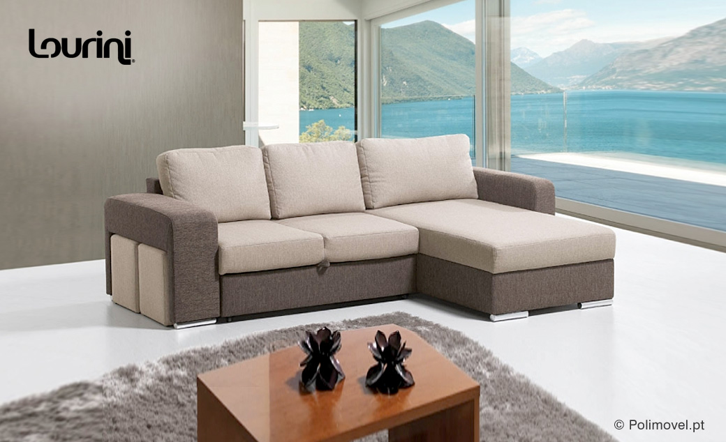 Sofá Cama Chaise Longue LOURINI Calvin Sofá Cama Chaise Longue LOURINI Calvin
